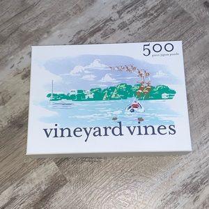 NEW VINEYARD VINES 500 PIECE HOLIDAY SANTA SLED PUZZLE HARD TO FIND